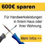 600 Euro Steuern sparen durch Handwerksleistungen